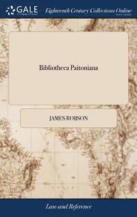 bokomslag Bibliotheca Paitoniana