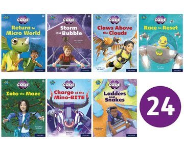 Kate Scott, Abbie Rushton, Janice Pimm, Elen Caldecott, Gareth P Jones - Project X CODE: White and Lime Book Bands, Oxford Levels 10 and 11: Sky Bubble and Maze Craze, Class Pack of 24, Häftad