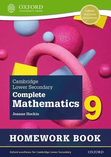 Cambridge Lower Secondary Complete Mathematics 9: Homework Book - Pack of 15 (Second Edition) 1