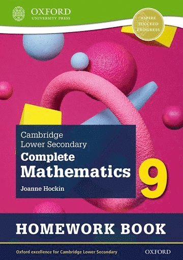 Cambridge Lower Secondary Complete Mathematics 9: Homework Book - Pack of 15 (Second Edition)