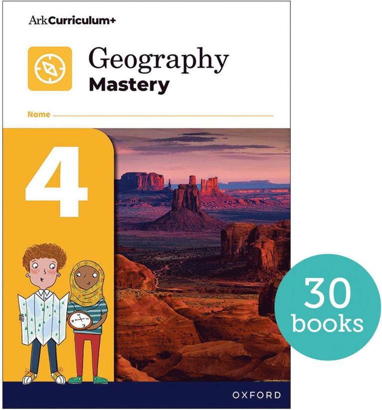 Geography Mastery: Geography Mastery Pupil Workbook 4 Pack of 30