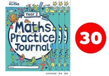 White Rose Maths Practice Journals Year 2 Workbooks: Pack of 30 1