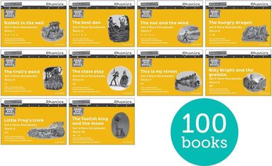 Adrian Bradbury, Catherine Baker, Helen Dineen - Read Write Inc. Phonics: Yellow Set 5 More Black & White Storybooks (Pack of 100), Häftad
