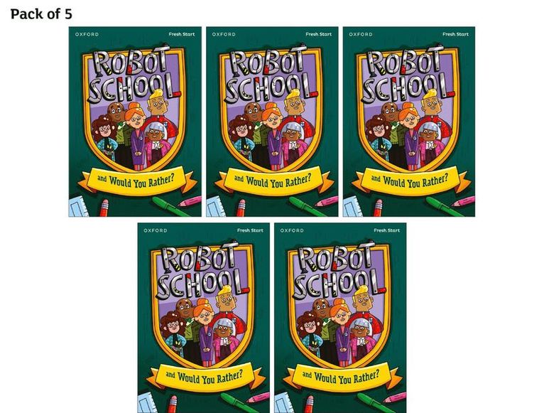 Adrian Bradbury, Lou Kuenzler - Read Write Inc. Fresh Start Readers: Book 8: Robot School & Would You Rather? - Pack of 5, Häftad