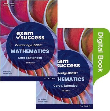 bokomslag Cambridge IGCSE Mathematics: Exam Success Revision Guide Second Edition (Print & Digital Book)