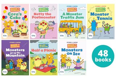 Timothy Knapman, James Clements, Rachel Russ, Laura Baker, Kay Woodward, Jonny Walker, Billy Treacy, Polly Owen, Lorna Greengrass - Stories for Maths: KS1: Make it Monsters (48 book pack), Häftad