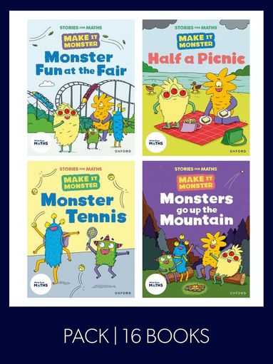Timothy Knapman, James Clements, Rachel Russ, Laura Baker, Kay Woodward, Jonny Walker, Billy Treacy, Polly Owen, Lorna Greengrass, Karl Newson - Stories for Maths: KS1: Make it Monsters (16 book pack), Häftad
