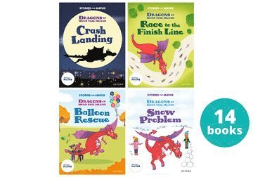 Stories for Maths: Oxford Reading Levels 7-8: Dragons of Moontail Island Y2/P3 (14 book pack) 1