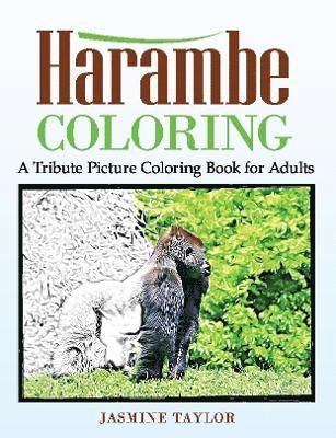 Harambe Coloring 1