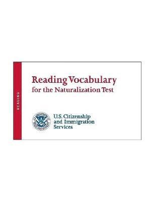 Reading Vocabulary for the Naturalization Test 1