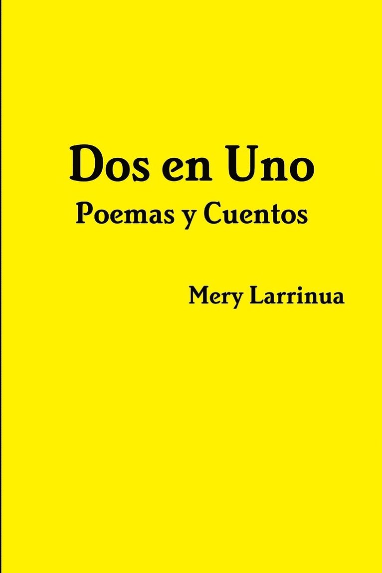 Mery Larrinua - Dos en Uno, Häftad