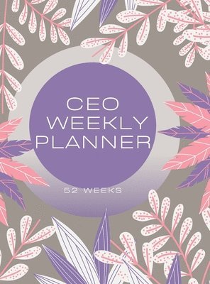 bokomslag CEO Weekly Planner