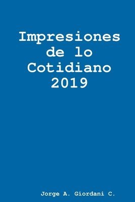 bokomslag Impresiones de lo Cotidiano 2019