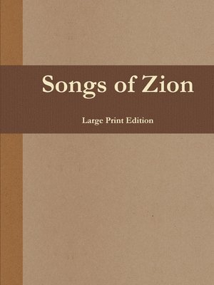 Songs of Zion (Large Print Edition) 1