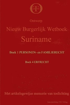 bokomslag BW Suriname ontwerp boek 1 en 4 (paperback)