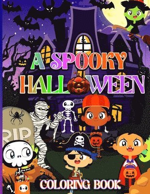 Author Mai B - Spooky Halloween Coloring Book, Häftad
