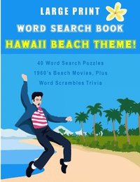 bokomslag Word Search Book Hawaii Beach Theme
