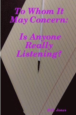 To Whom It May Concern