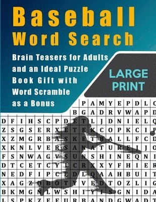 bokomslag Baseball Word Search