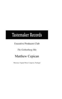bokomslag Tastemaker Records Executive Producers Club The Gothenburg Mix