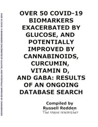 bokomslag Over 50 Covid-19 Biomarkers Exacerbated by Glucose, and Potentially Improved by Cannabinoids, Curcumin, Vitamin D, and Gaba
