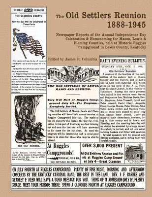 bokomslag Old Settlers Reunion 1888-1945