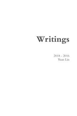 Yuan Lin - Writings (Paperback), Häftad