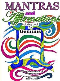 bokomslag Mantras and Affirmations Coloring Book for Geminis