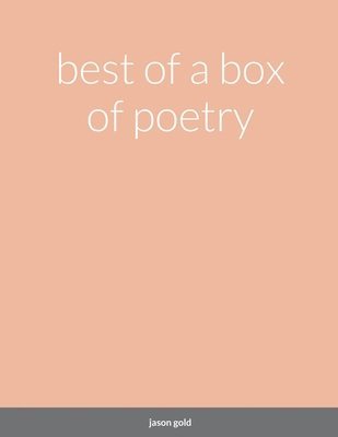 bokomslag best of a box of poetry