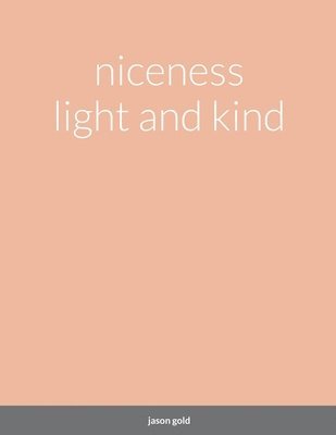 bokomslag niceness light and kind