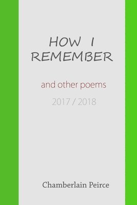 The Day is Almost Done and Other Poems 2017 / 2018 1