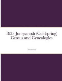 bokomslag 1933 Jonegano