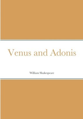 bokomslag Venus and Adonis