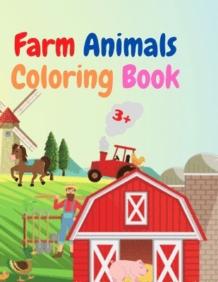 bokomslag Farm Animals Coloring Book