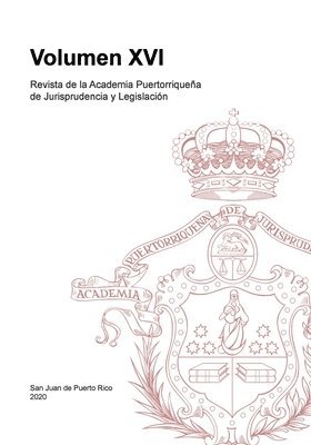 bokomslag Revista de la Academia Puertorriquea de Jurisprudencia y Legislacin