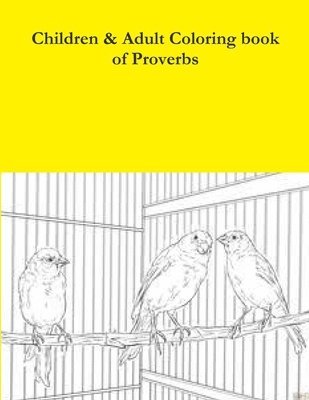 bokomslag Children & Adult Coloring book of Proverbs