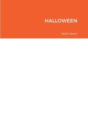 David Carson - Halloween, Häftad