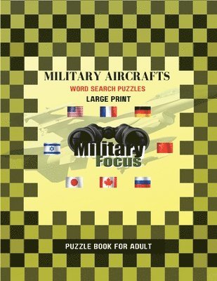 Military Aircrafts Word Search Puzzles - Large Print