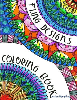 bokomslag Fling Designs coloring book