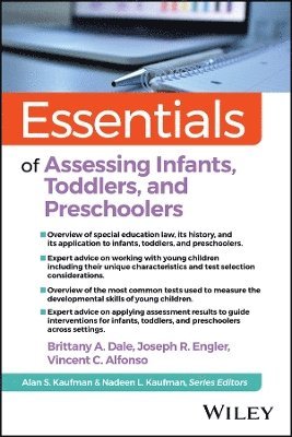 bokomslag Essentials of Assessing Infants, Toddlers, and Preschoolers