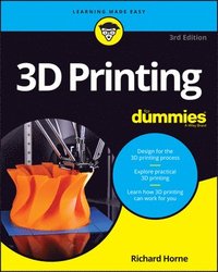 bokomslag 3D Printing For Dummies