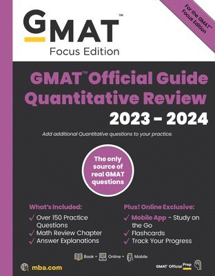 Gmac - Gmac: GMAT Official Guide Quantitative Review 2023-2024, Foc, Häftad
