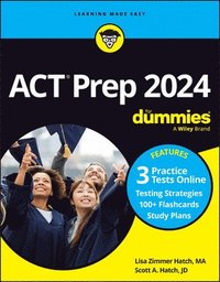 bokomslag ACT Prep 2024 For Dummies with Online Practice