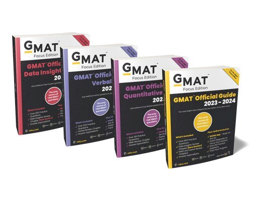 GMAT Official Guide 2023-2024 Bundle, Focus Edition 1