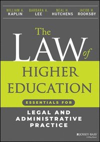 bokomslag The Law of Higher Education