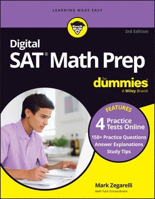 Mark Zegarelli - Digital SAT Math Prep For Dummies, Häftad