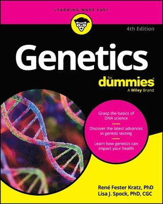 Rene Fester Kratz, Lisa Spock - Genetics For Dummies, Häftad