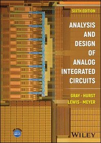 bokomslag Analysis and Design of Analog Integrated Circuits