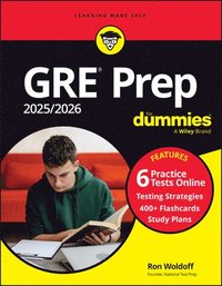 bokomslag GRE Prep 2025/2026 For Dummies (+6 Practice Tests & 400+ Flashcards Online)