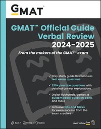 bokomslag GMAT Official Guide Verbal Review 2024-2025: Book + Online Question Bank